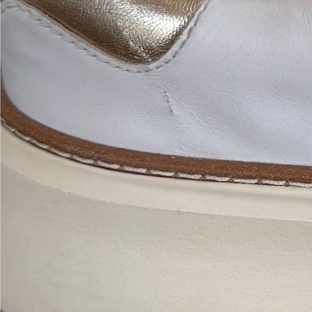 Cole Haan Cream and Gold Women's Sneakers - Picture 12 of 13